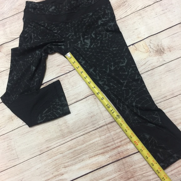 Lululemon Inspire Crop II Star Crushed Coal Black - Picture 8 of 8